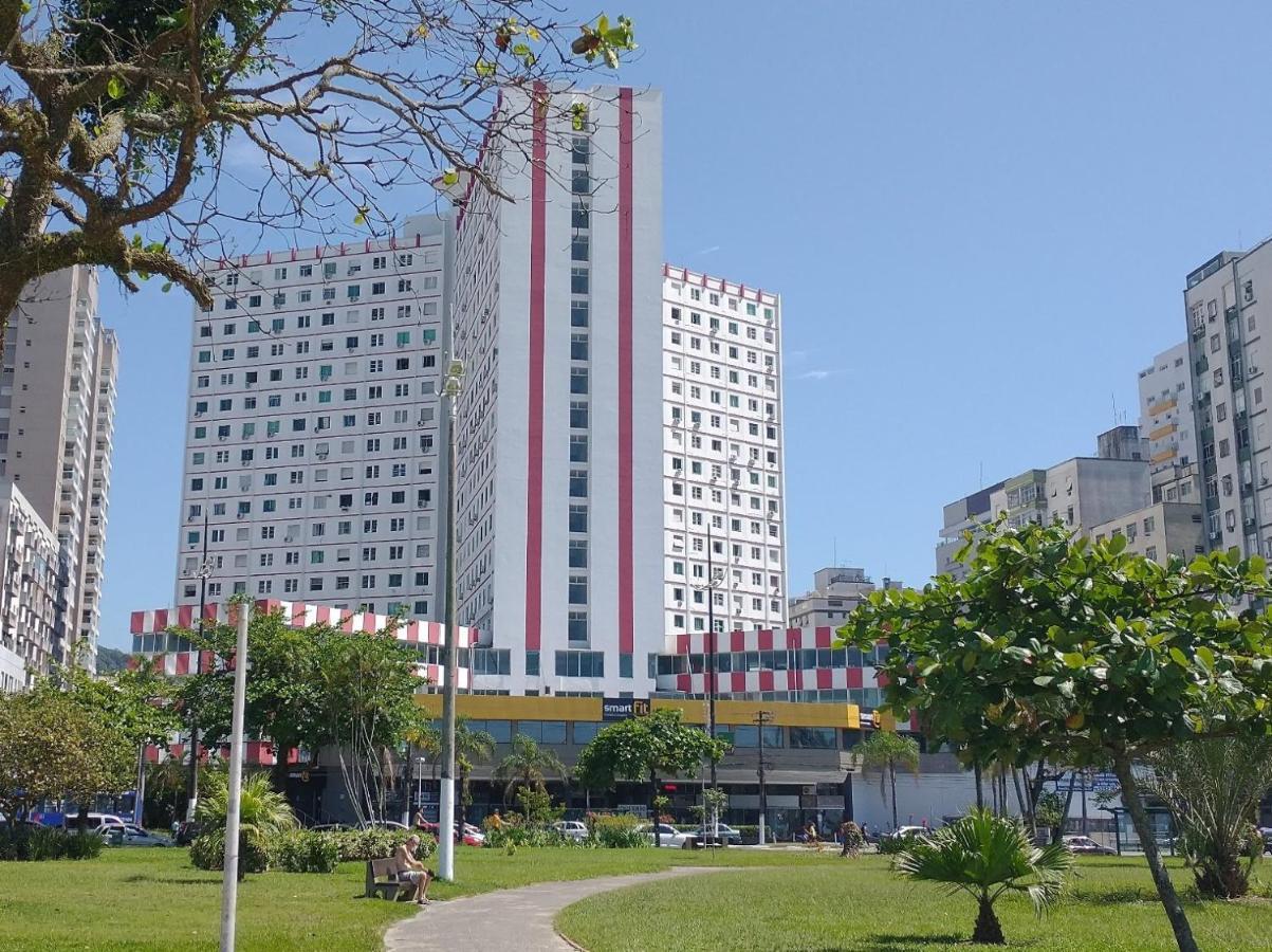 Apto Em Santos, Condominio Frente Ao Mar, Garagem, Internet 250Mb, Wifi E Netflix Gratis, Smart Tv, 1 Dorm Santos  Extérieur photo
